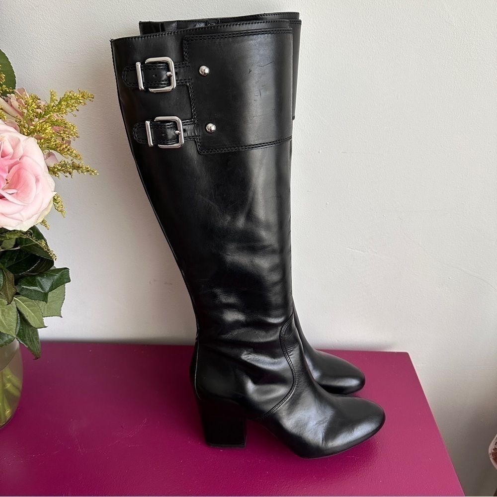Antonio Melani Black Knee-high boots size 7.5